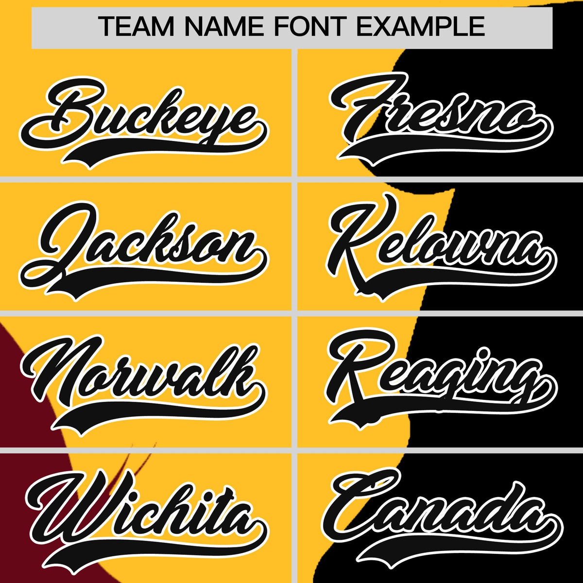 Custom Gold Crimson Black Silhouettes of Loving Couple Valentine's Day Baseball Jersey| KXKSHOP