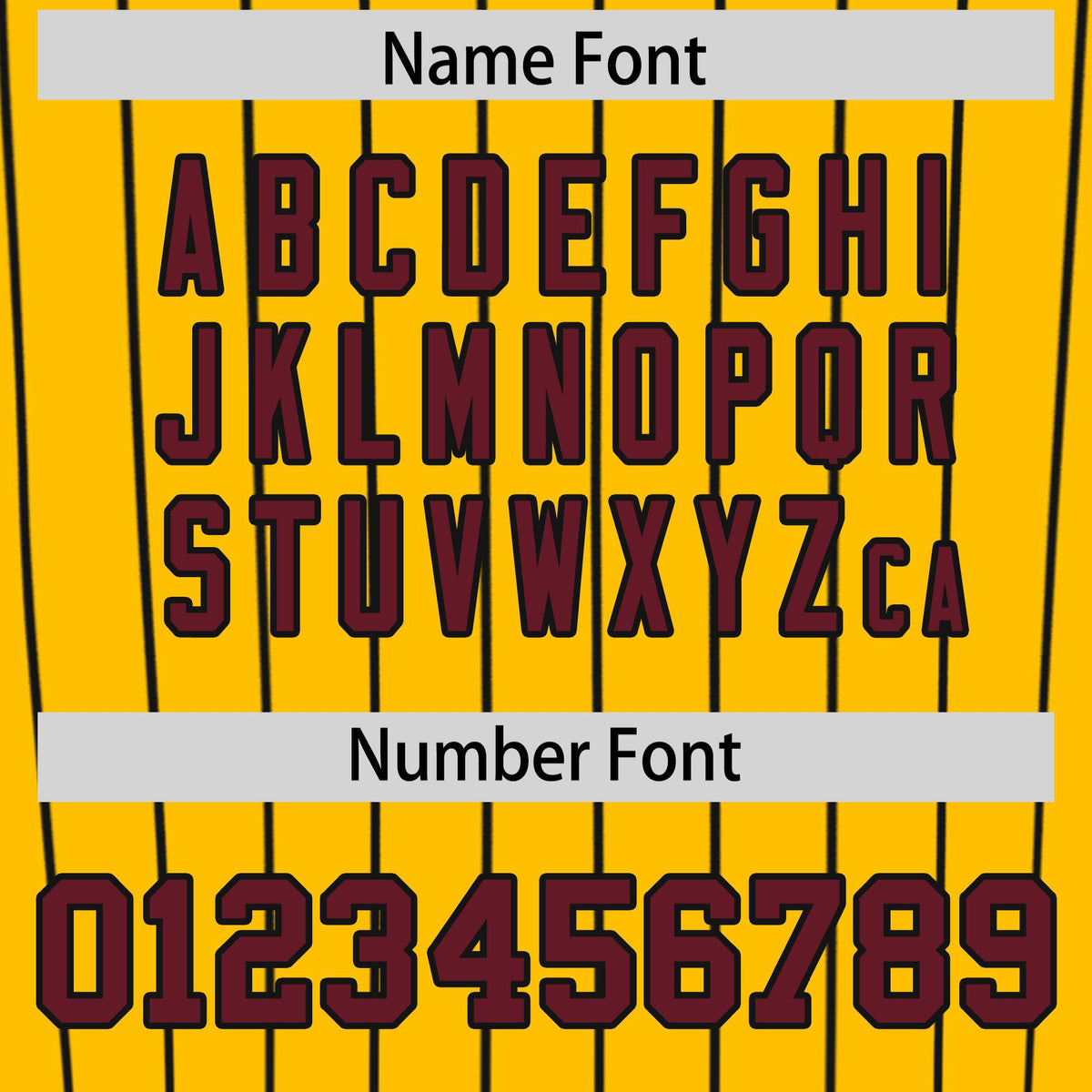 Custom Yellow Black Stripe Fashion Authentic Baseball Jersey