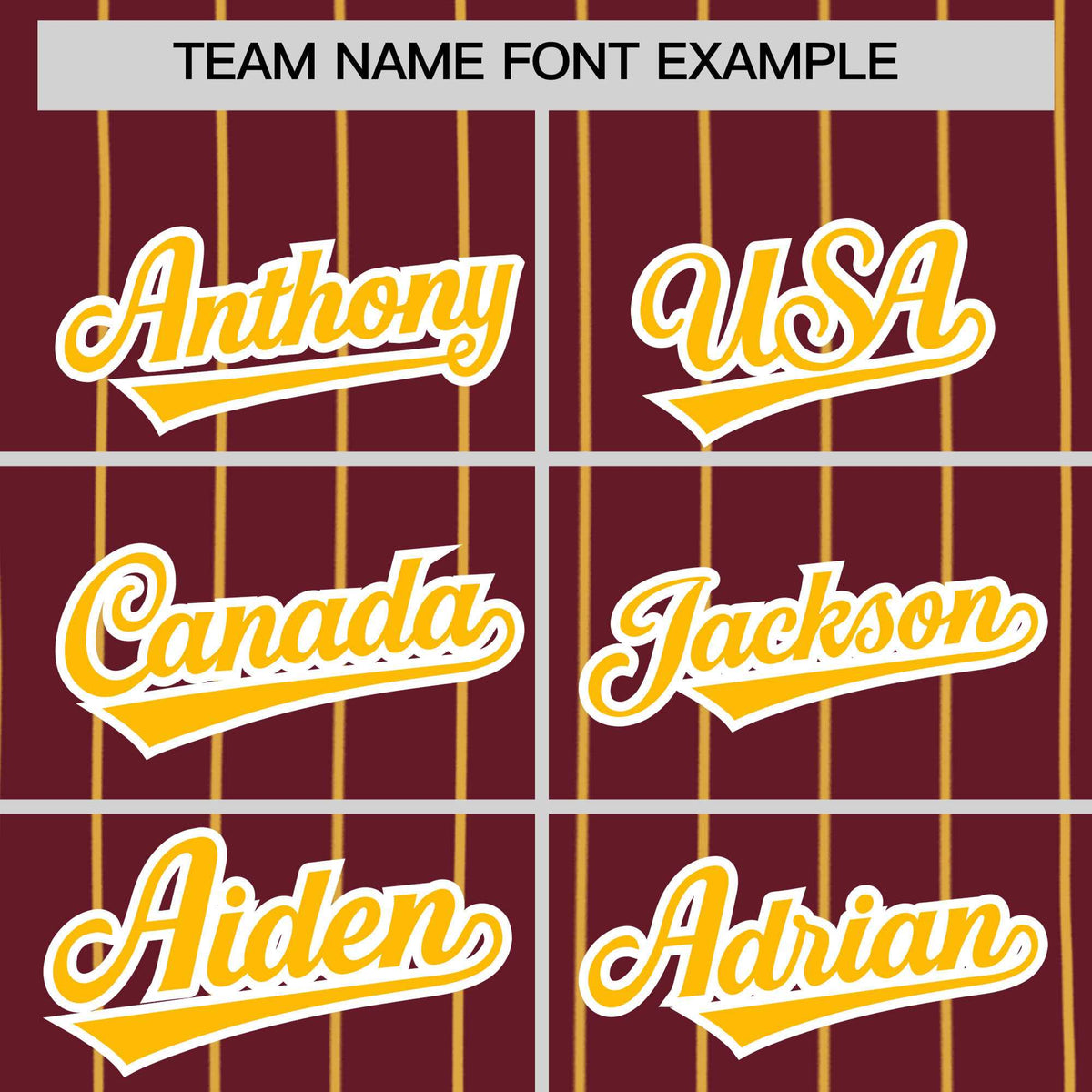 Custom Maroon Yellow Stripe Fashion Authentic Baseball Jersey