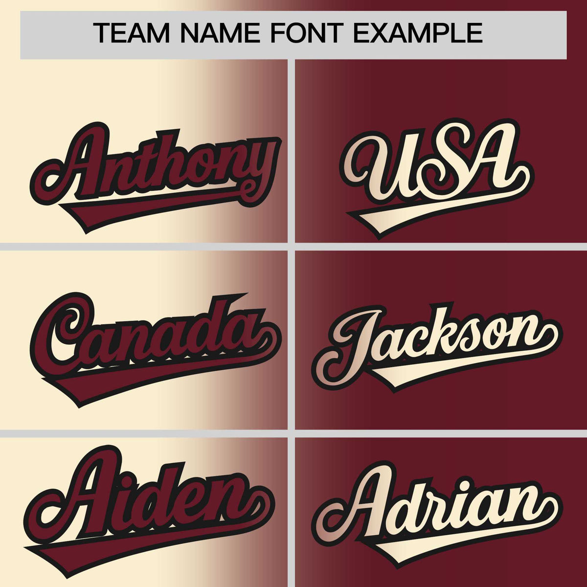 Custom Cream Maroon Two Tone Gradient Fashion Authentic Baseball Jersey