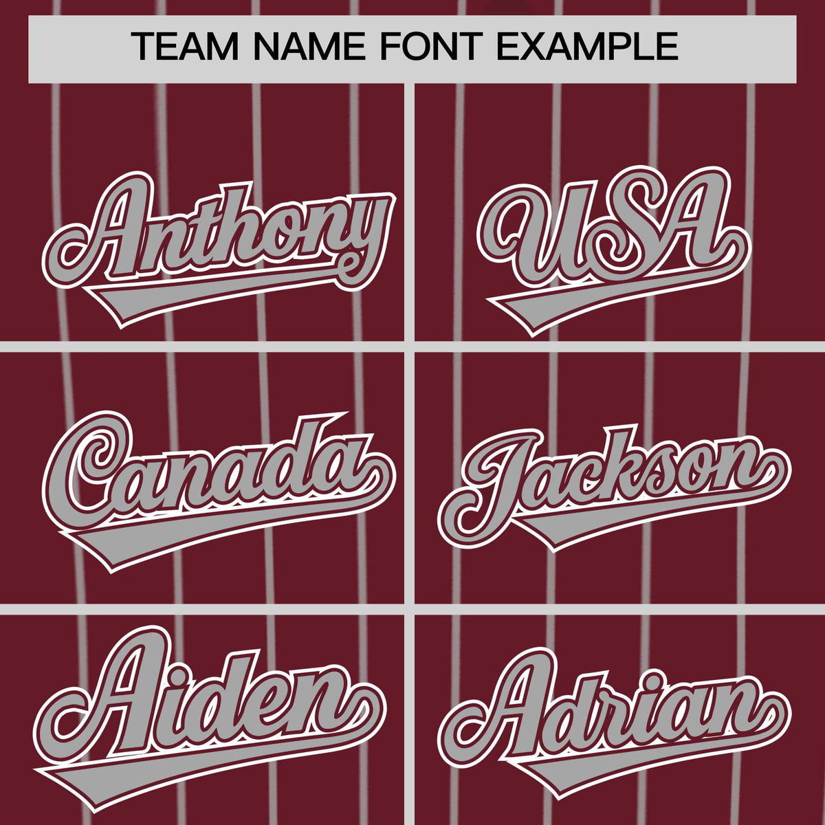 Custom Maroon Gray Stripe Fashion Authentic Baseball Jersey