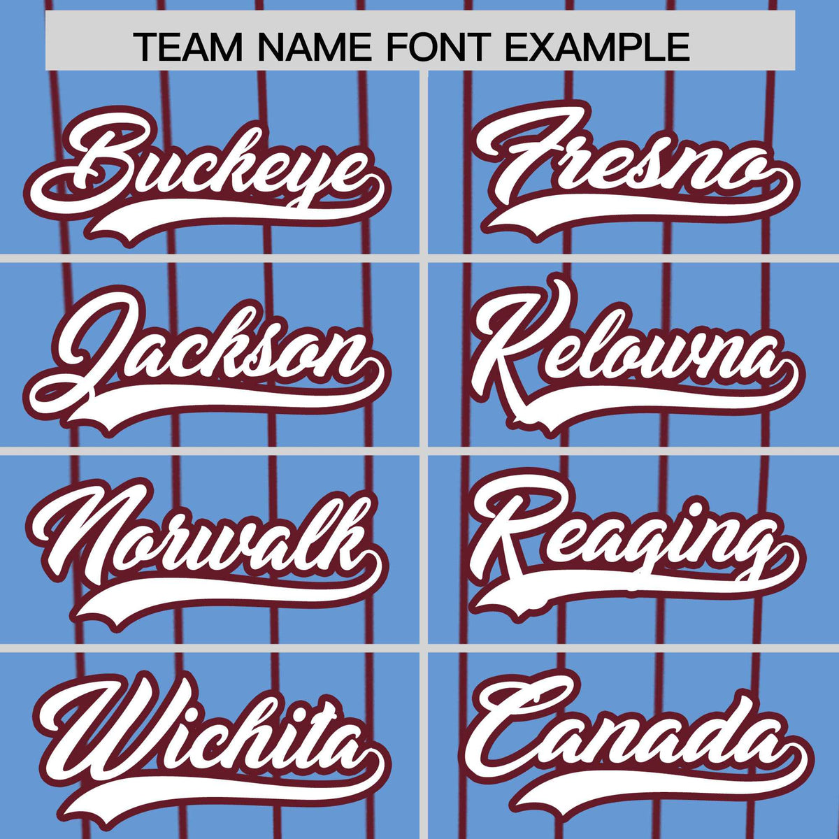 Custom Powder Blue Maroon Stripe Fashion Authentic Baseball Jersey