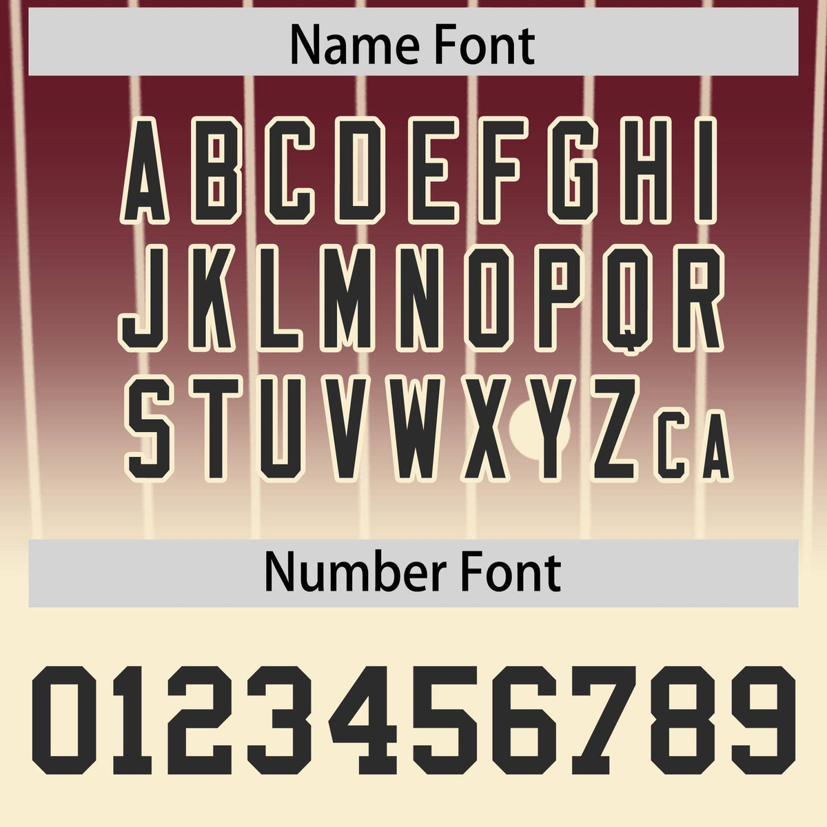 Custom Maroon Cream Gradient Stripe Fashion Authentic Baseball Jersey