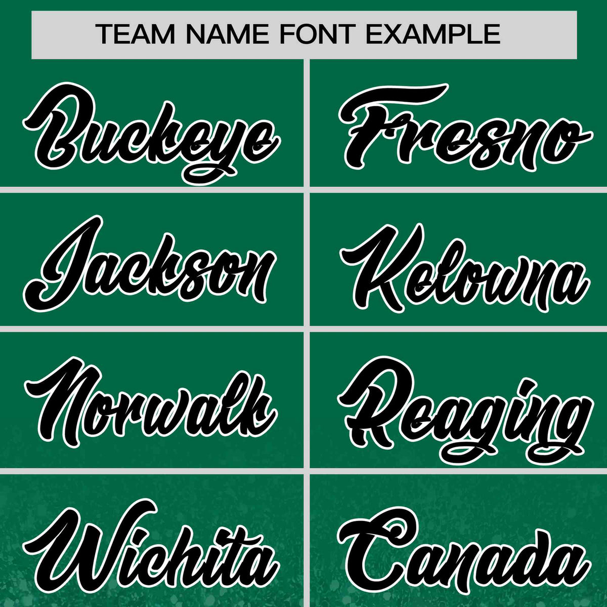 Custom Kelly Green Black Sequins Pattern Gradient Fashion Authentic Baseball Jersey