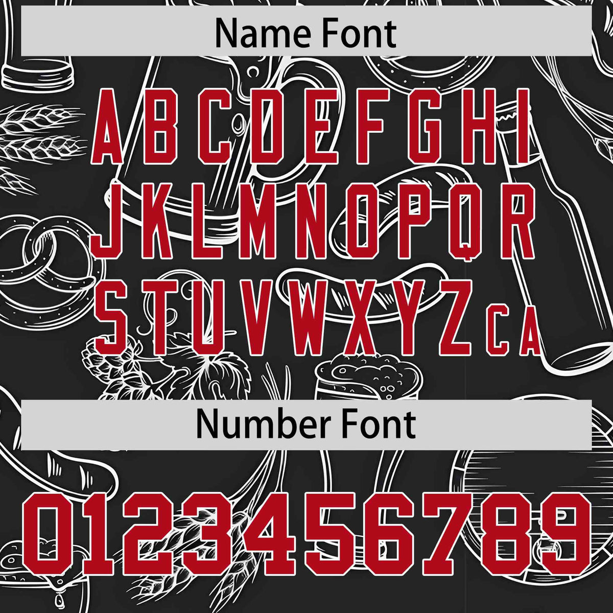 Custom Black White National Beer Day Personalized Beer Pattern Baseball Jersey | Suitable For Groups Or Parties | KXKSHOP