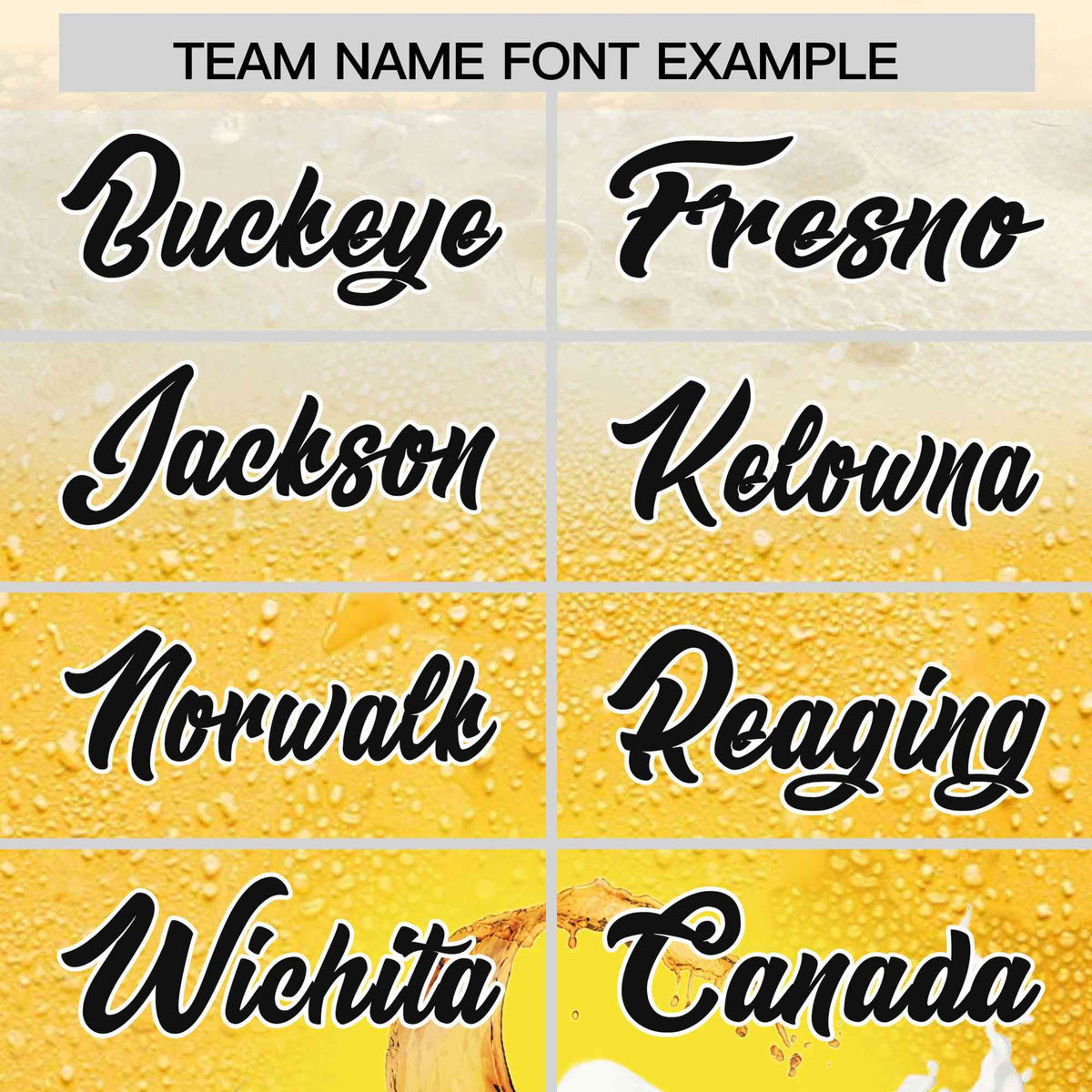 Custom Gold Black National Beer Day Personalized Beer Pattern Baseball Jersey | Suitable For Groups Or Parties | KXKSHOP