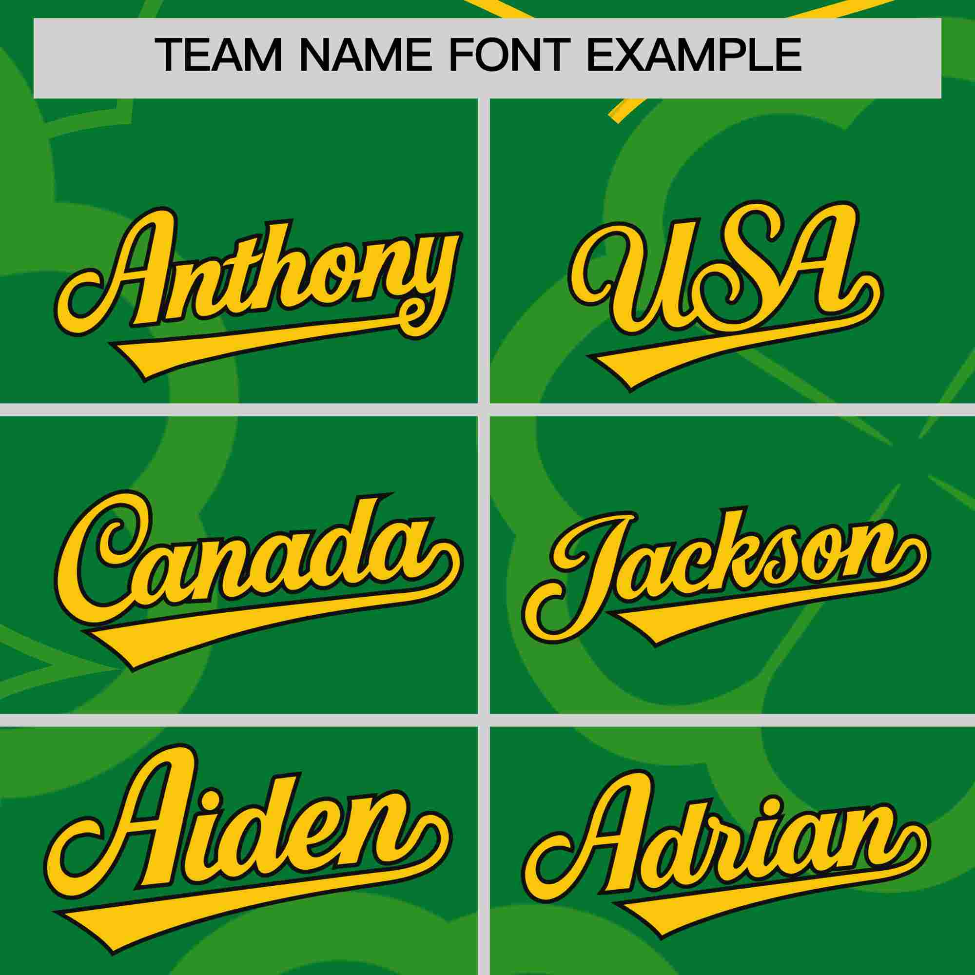 Custom White Kelly Green St.Patrick's Day Personalized Four Leaf Clover Pattern Baseball Jersey| KXKSHOP