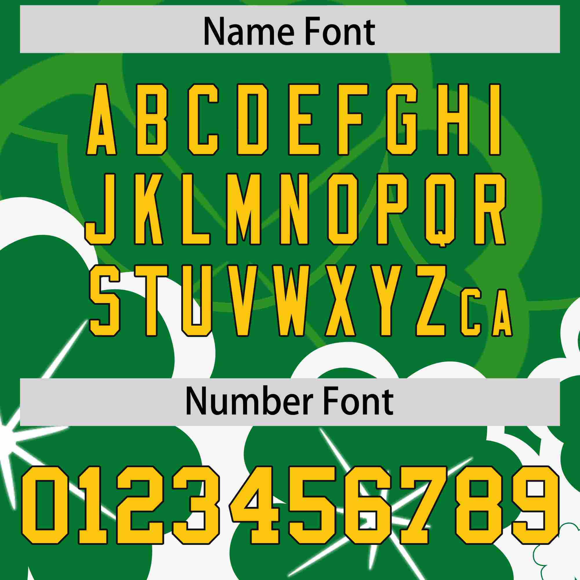 Custom White Kelly Green St.Patrick's Day Personalized Four Leaf Clover Pattern Baseball Jersey