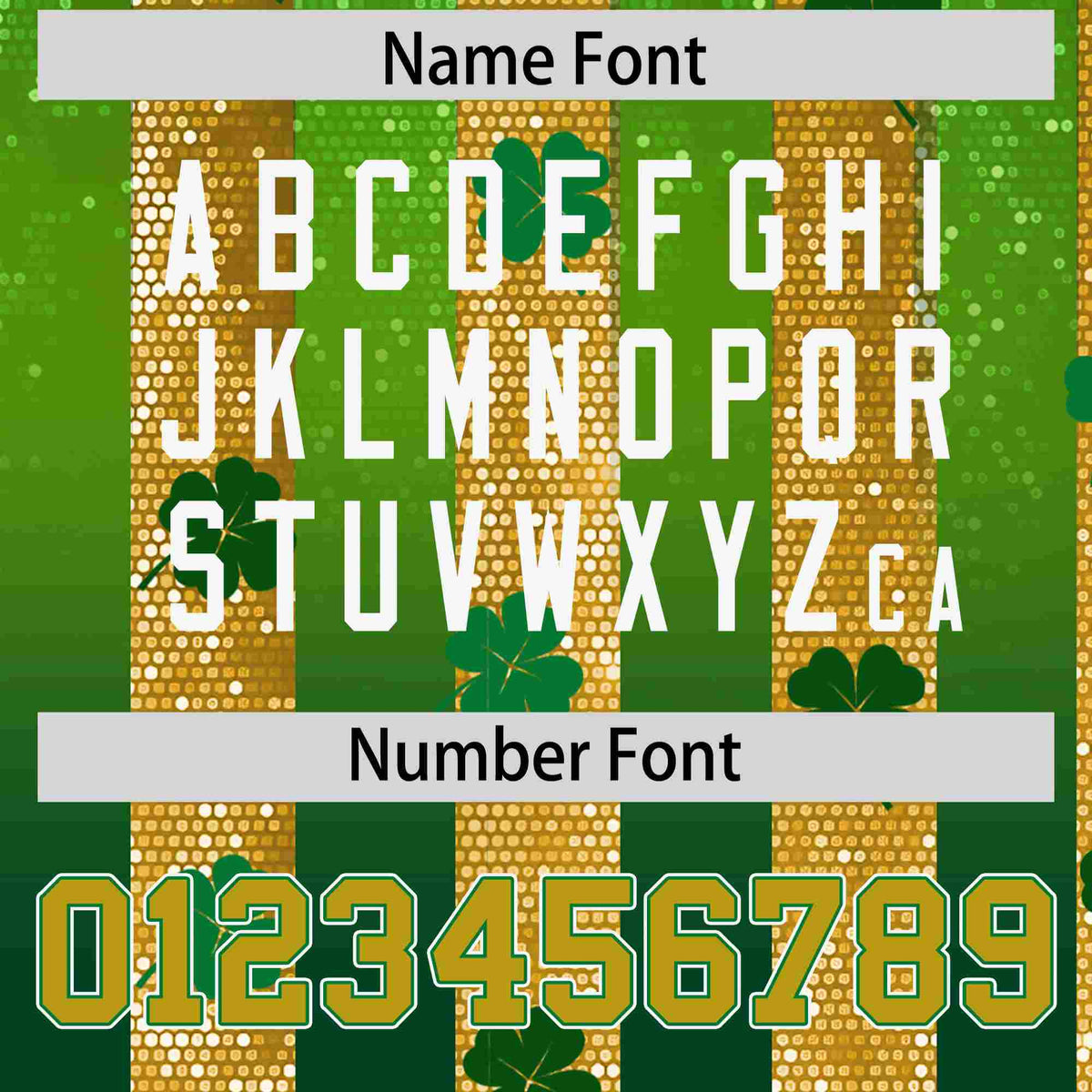 Custom Kelly Green Green St.Patrick&#39;s Day Personalized Four Leaf Clover Pattern Baseball Jersey