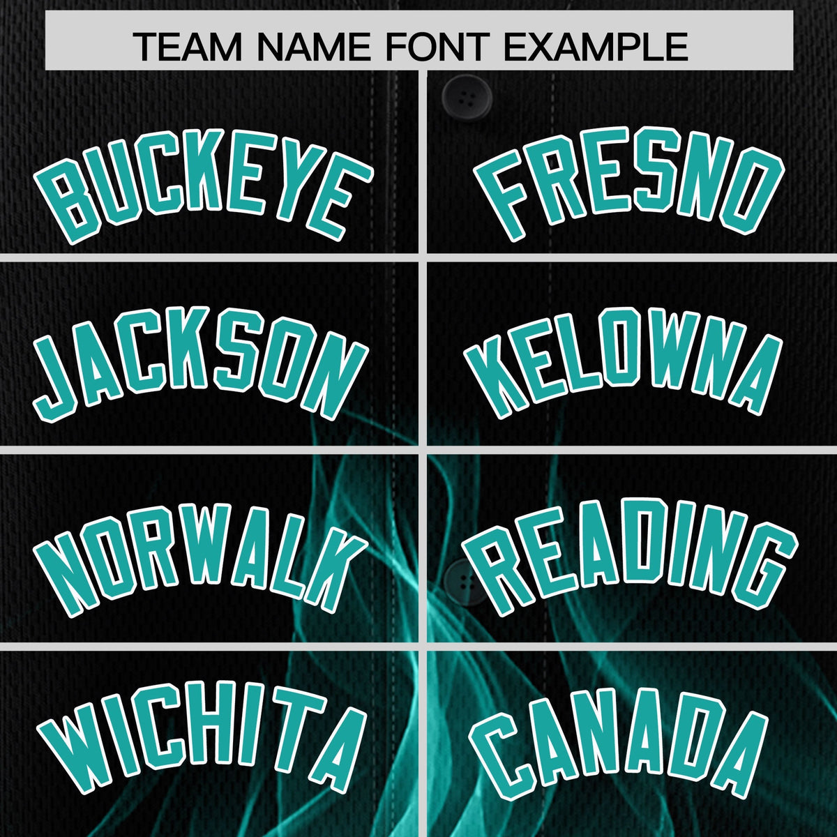 Custom Black Aqua White Flame Graffiti Pattern Personalization Baseball Jersey| KXKSHOP