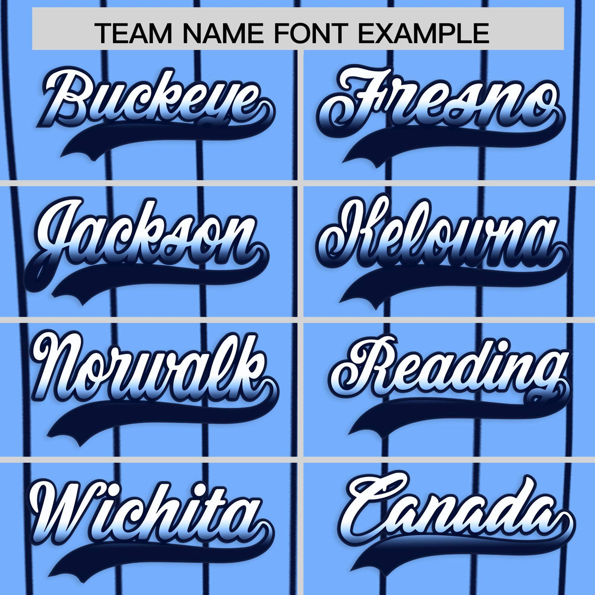 Custom Light Blue Tampa City Silhouette Authentic Baseball Jersey