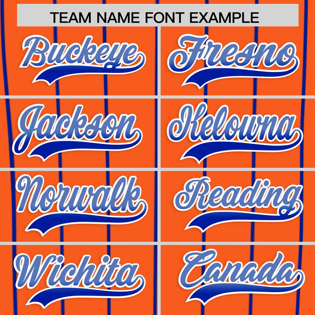 Custom Orange New York City Silhouette Authentic Baseball Jersey