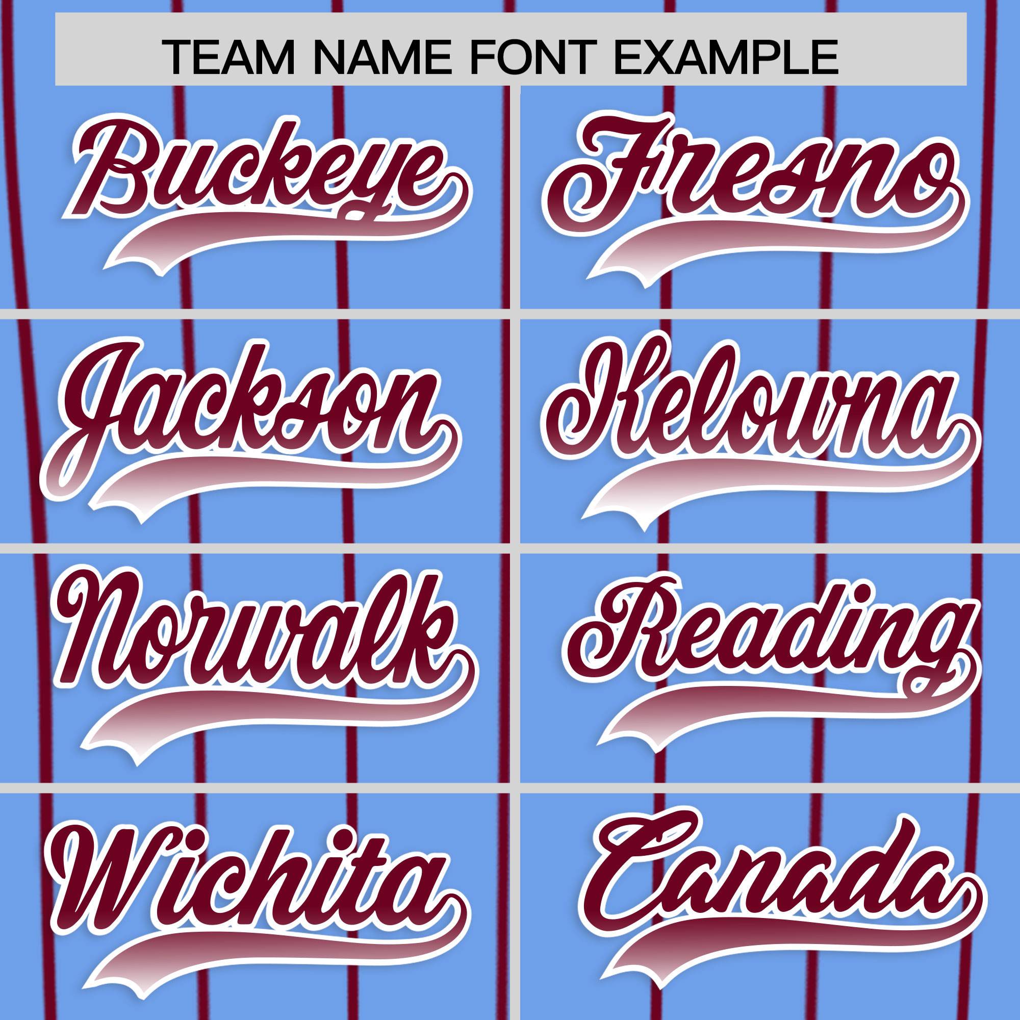 Custom Light Blue Philadelphia City Silhouette Authentic Baseball Jersey