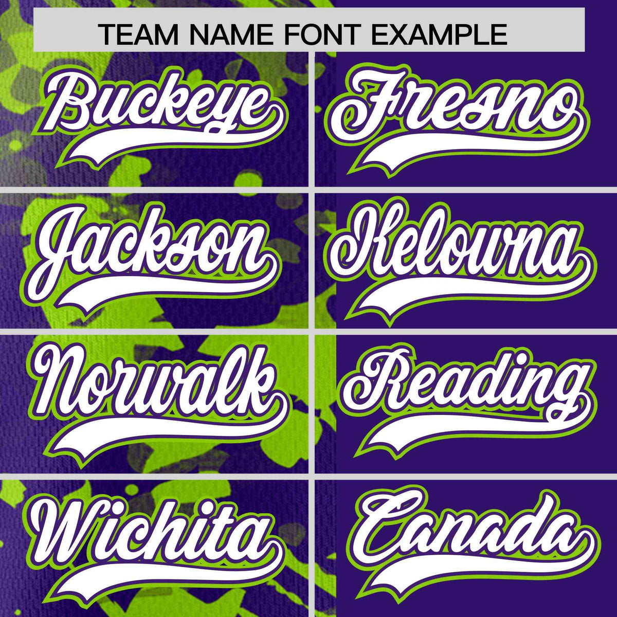 Custom Purple Neon Green Split Personalized Graffiti Raglan Sleeve Authentic Baseball Jersey