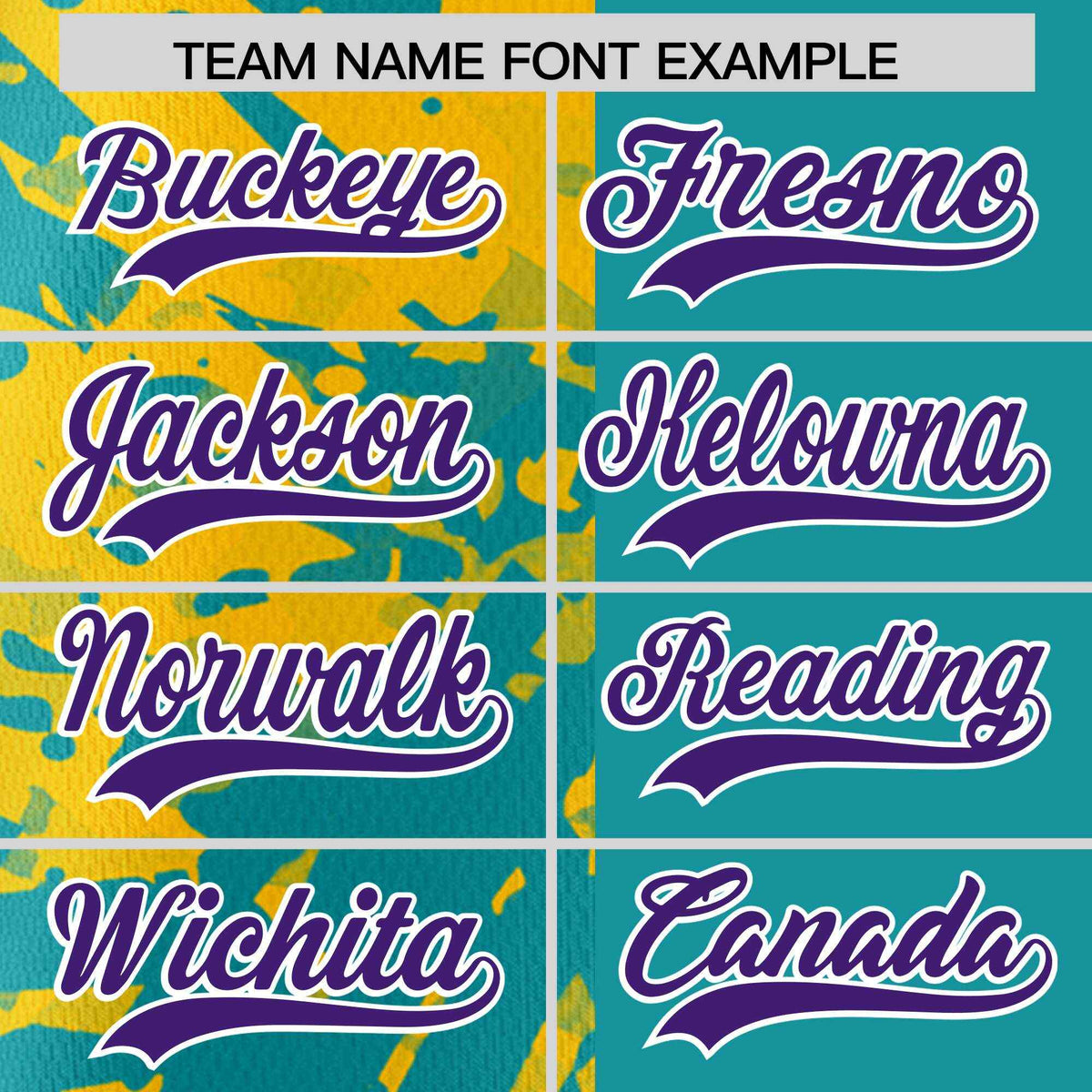 Custom Aqua Yellow Split Personalized Graffiti Raglan Sleeve Authentic Baseball Jersey