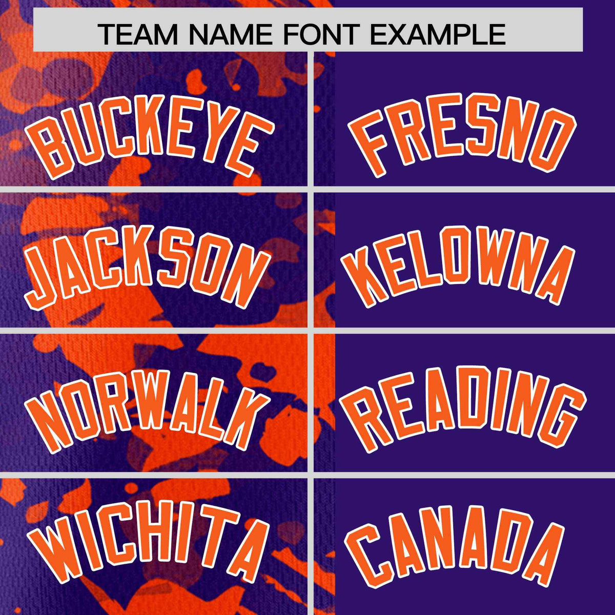 Custom Purple Orange Split Personalized Graffiti Raglan Sleeve Authentic Baseball Jersey