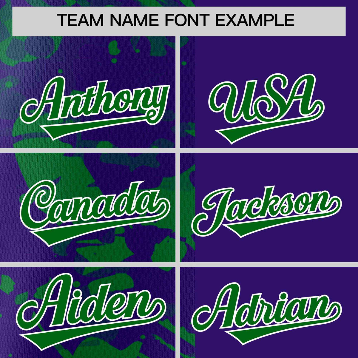 Custom Purple Green Split Personalized Graffiti Raglan Sleeve Authentic Baseball Jersey