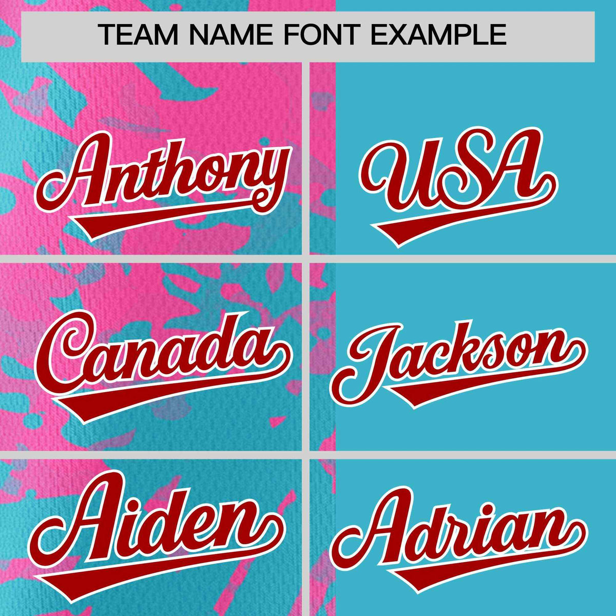 Custom Sky Blue Pink Split Personalized Graffiti Raglan Sleeve Authentic Baseball Jersey