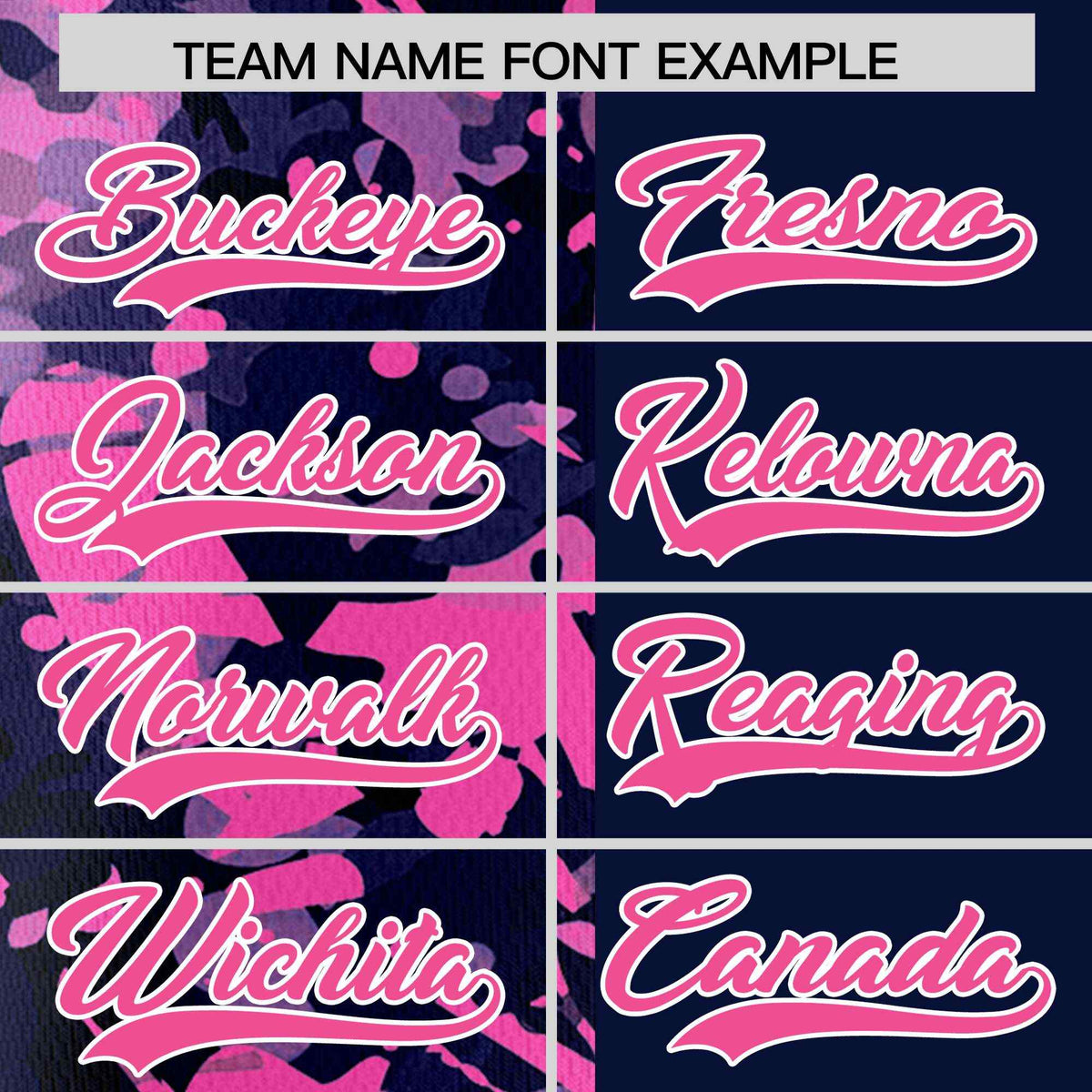 Custom Navy Pink Split Personalized Graffiti Raglan Sleeve Authentic Baseball Jersey
