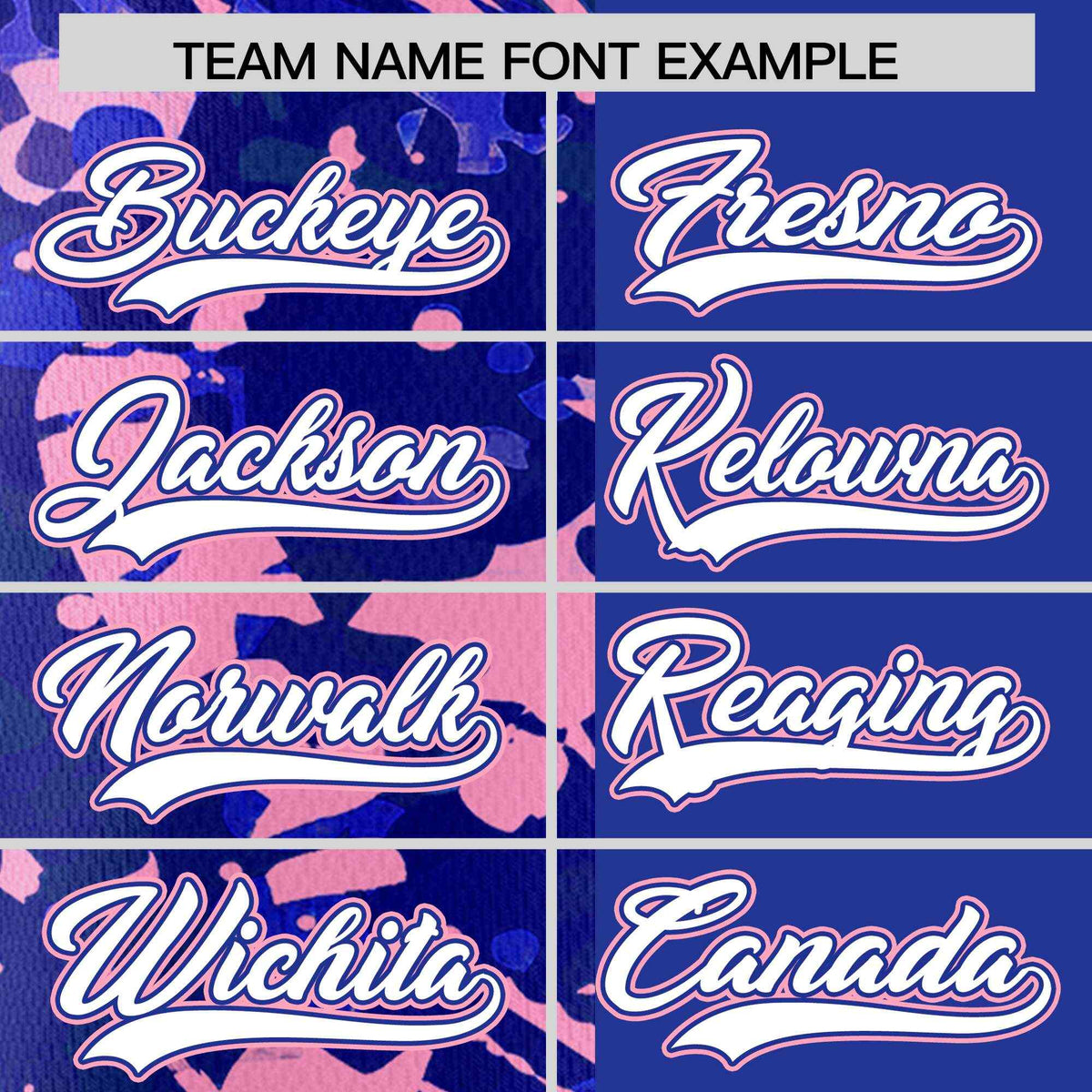 Custom Royal Light Pink Split Personalized Graffiti Raglan Sleeve Authentic Baseball Jersey