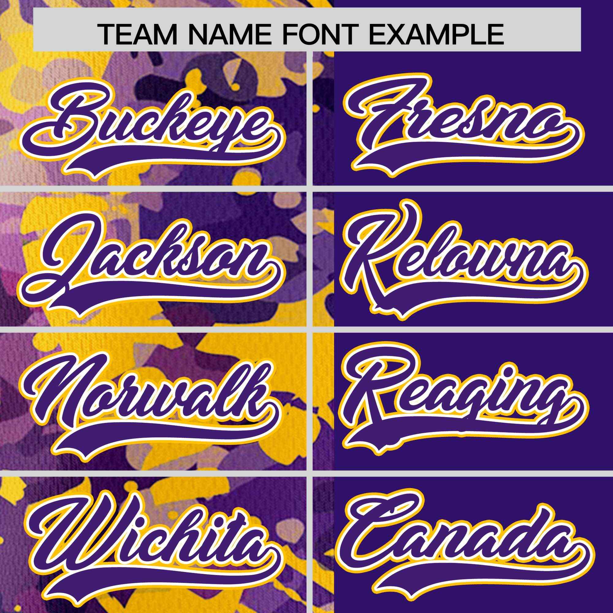 Custom Purple Yellow Split Personalized Graffiti Raglan Sleeve Authentic Baseball Jersey