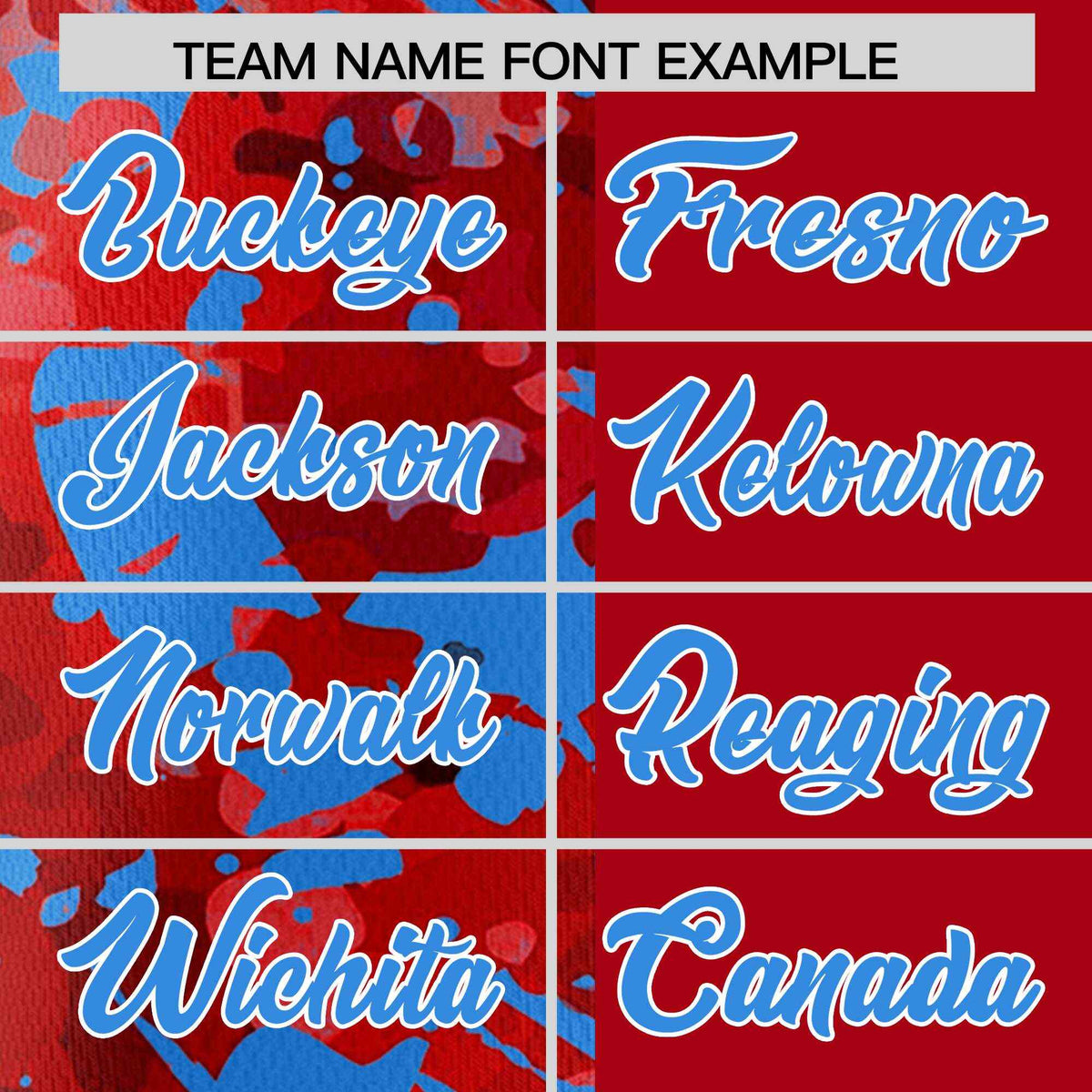 Custom Red Blue Split Personalized Graffiti Raglan Sleeve Authentic Baseball Jersey