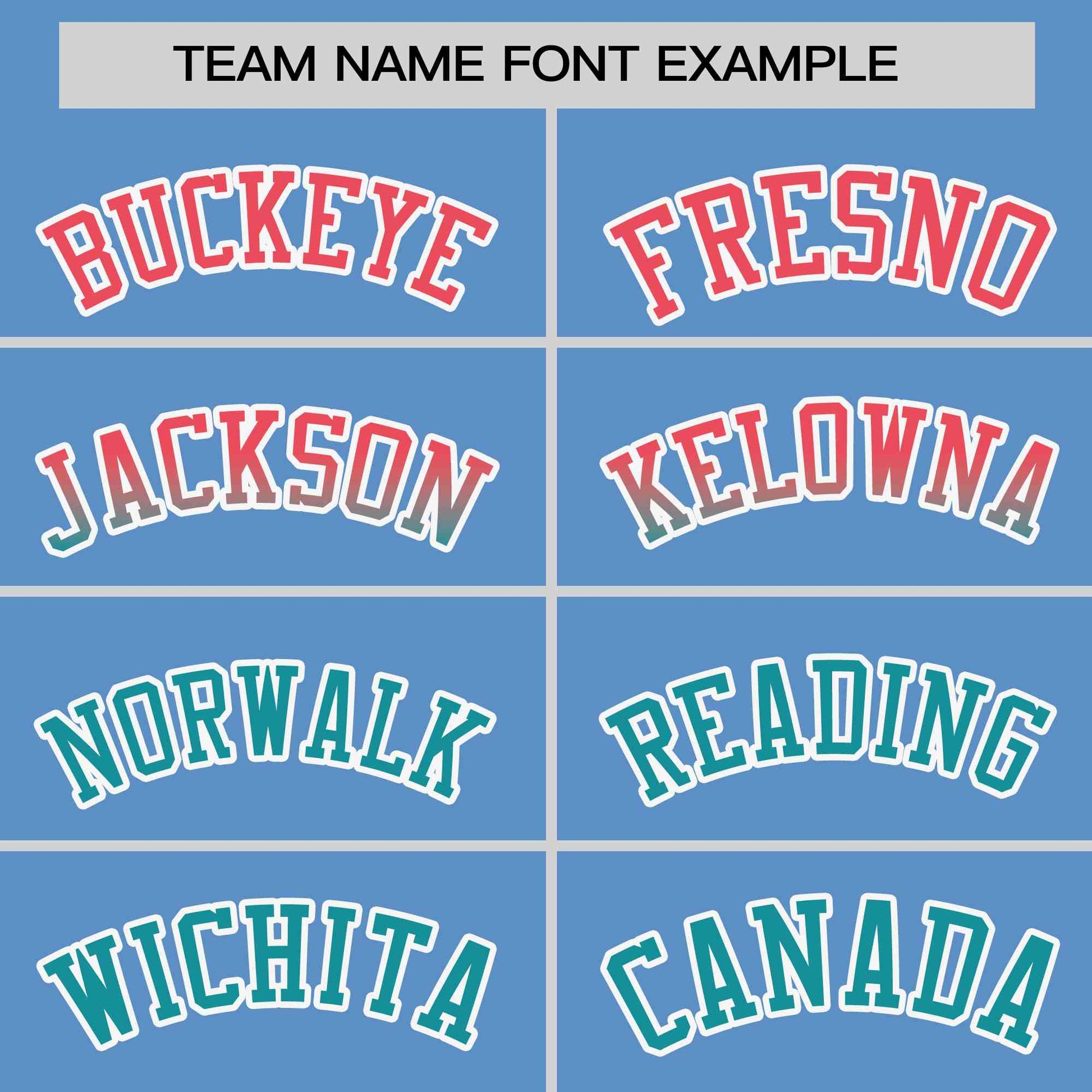 Custom Light Blue Light Red-Aqua Personalized Gradient Font And Side Design Authentic Baseball Jersey