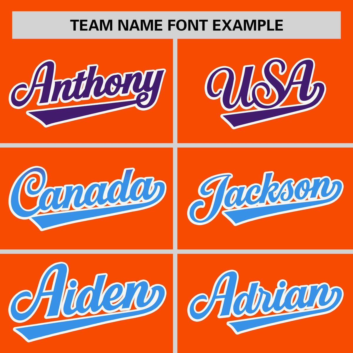 Custom Orange Purple-Powder Blue Personalized Gradient Font And Side Design Authentic Baseball Jersey