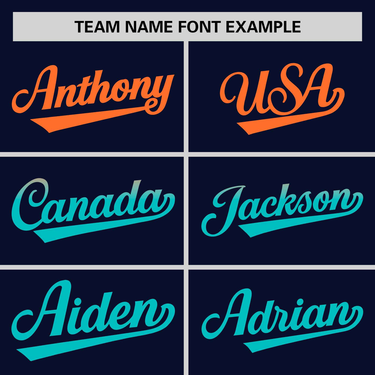 Custom Navy Orange-Aqua Personalized Gradient Font And Side Design Authentic Baseball Jersey