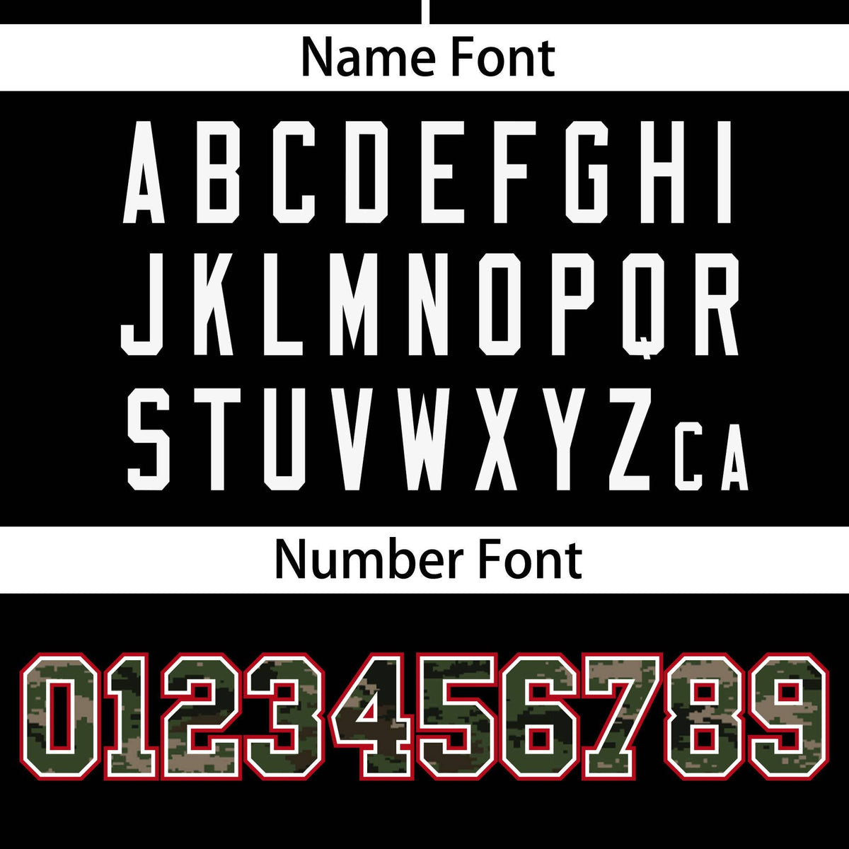 Custom Black Personalized Camo Font Authentic Baseball Jersey