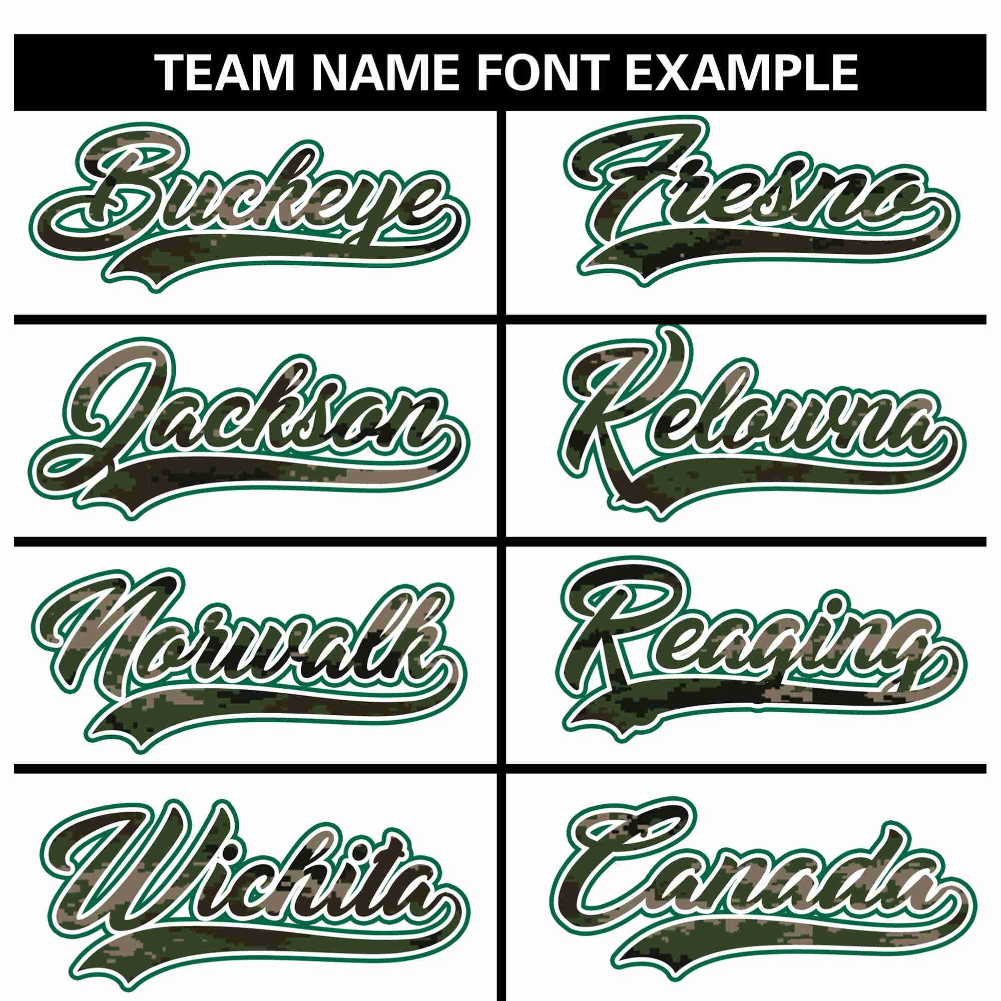 Custom White Personalized Camo Font Authentic Baseball Jersey