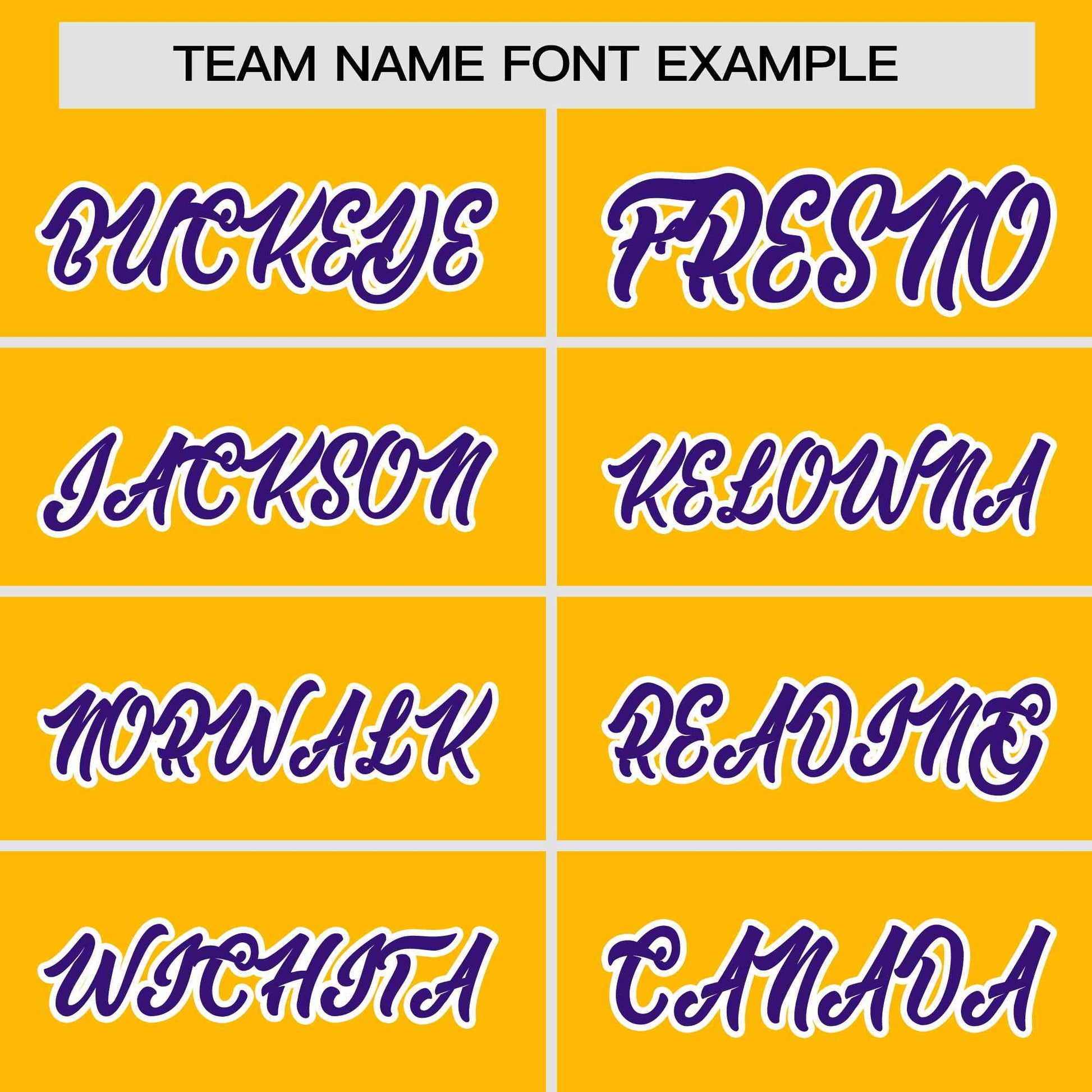 Custom Yellow Purple Personalized Gradient Side Design Authentic Baseball Jersey