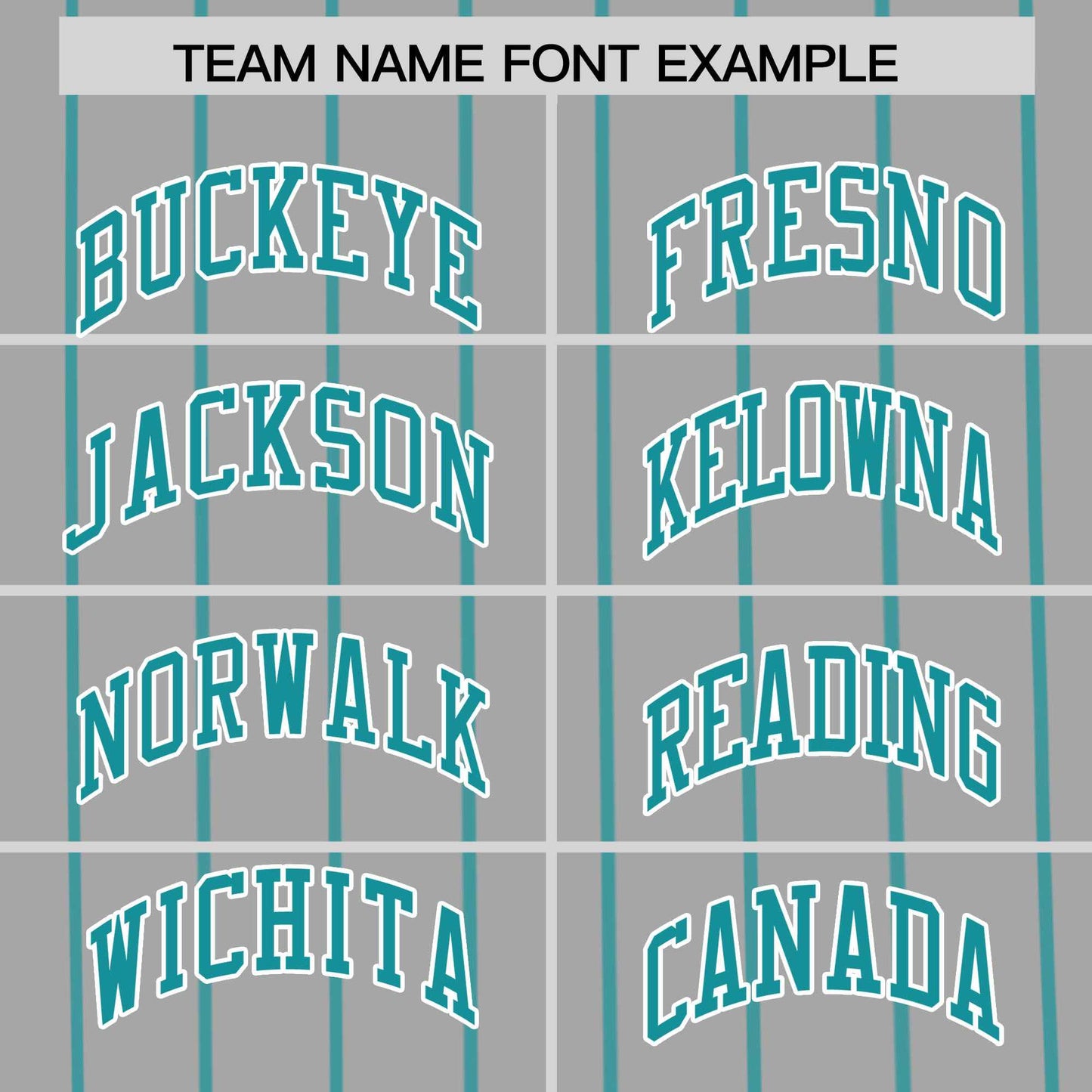 Custom Gray Aqua Pinstripe Personalized Side Two-tone Authentic Baseball Jersey
