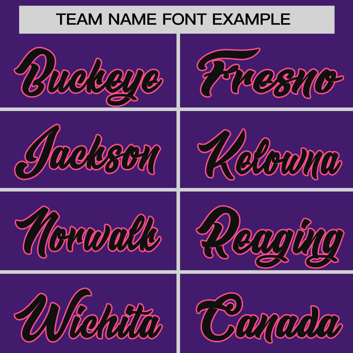 Custom Purple Black-Pink Personalized Raglan Sleeves Authentic Baseball Jersey