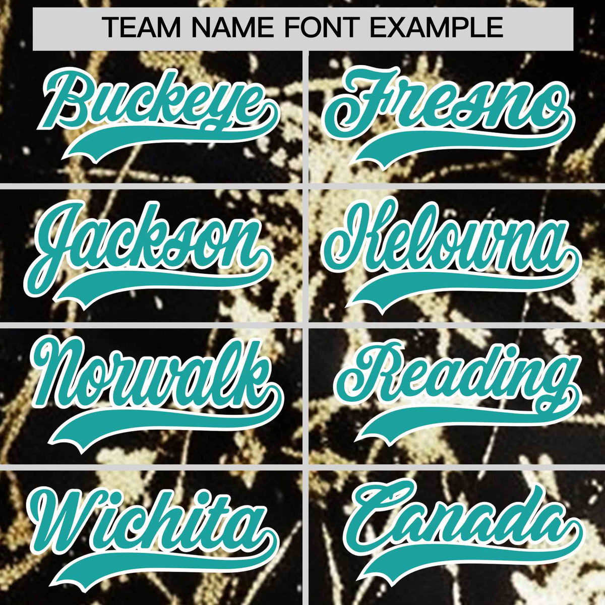 Custom Black Aqua Metallic Gold Splatter Urban Streetwear Baseball Jersey