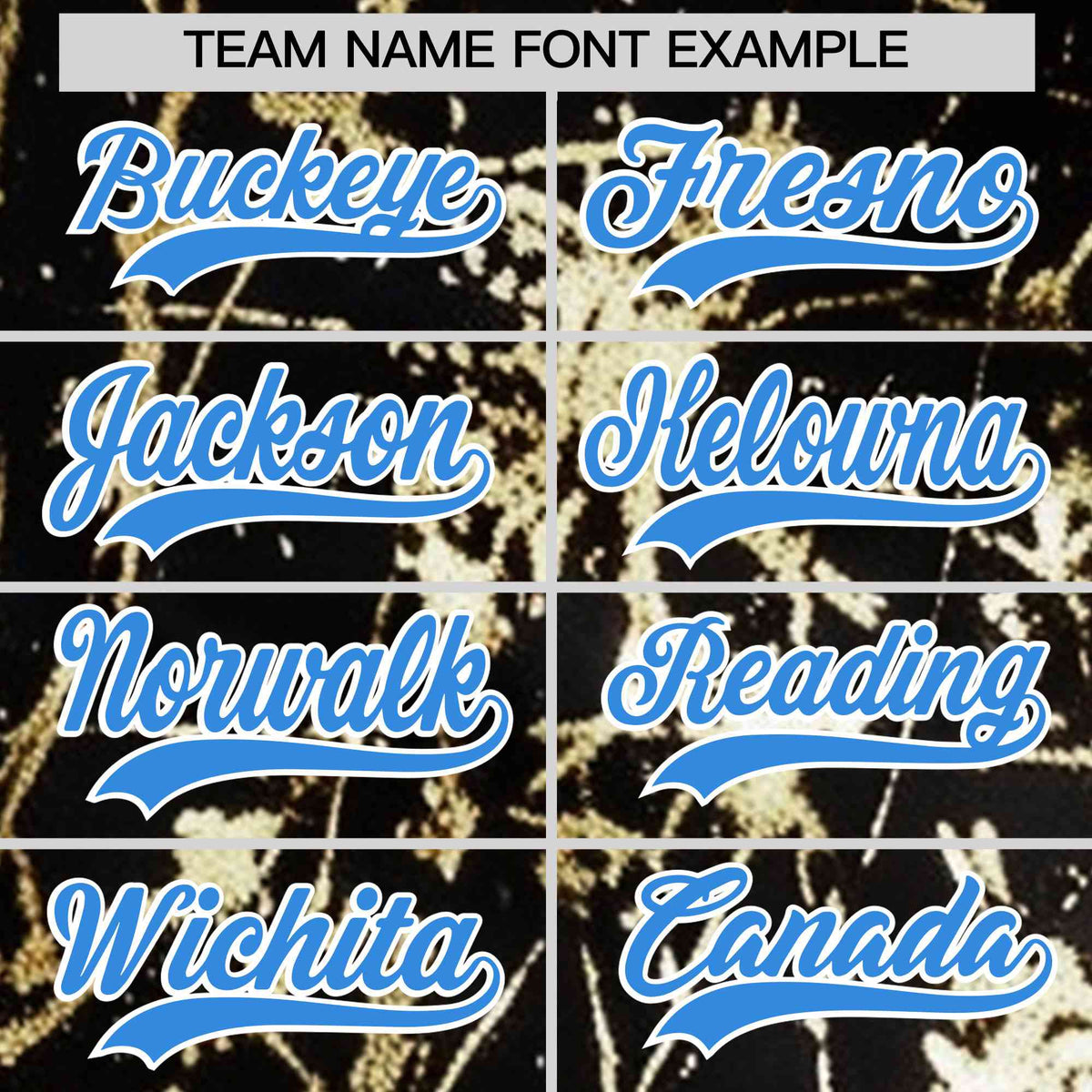 Custom Black Light Blue Shiny Gold Cracked Texture Baseball Jersey