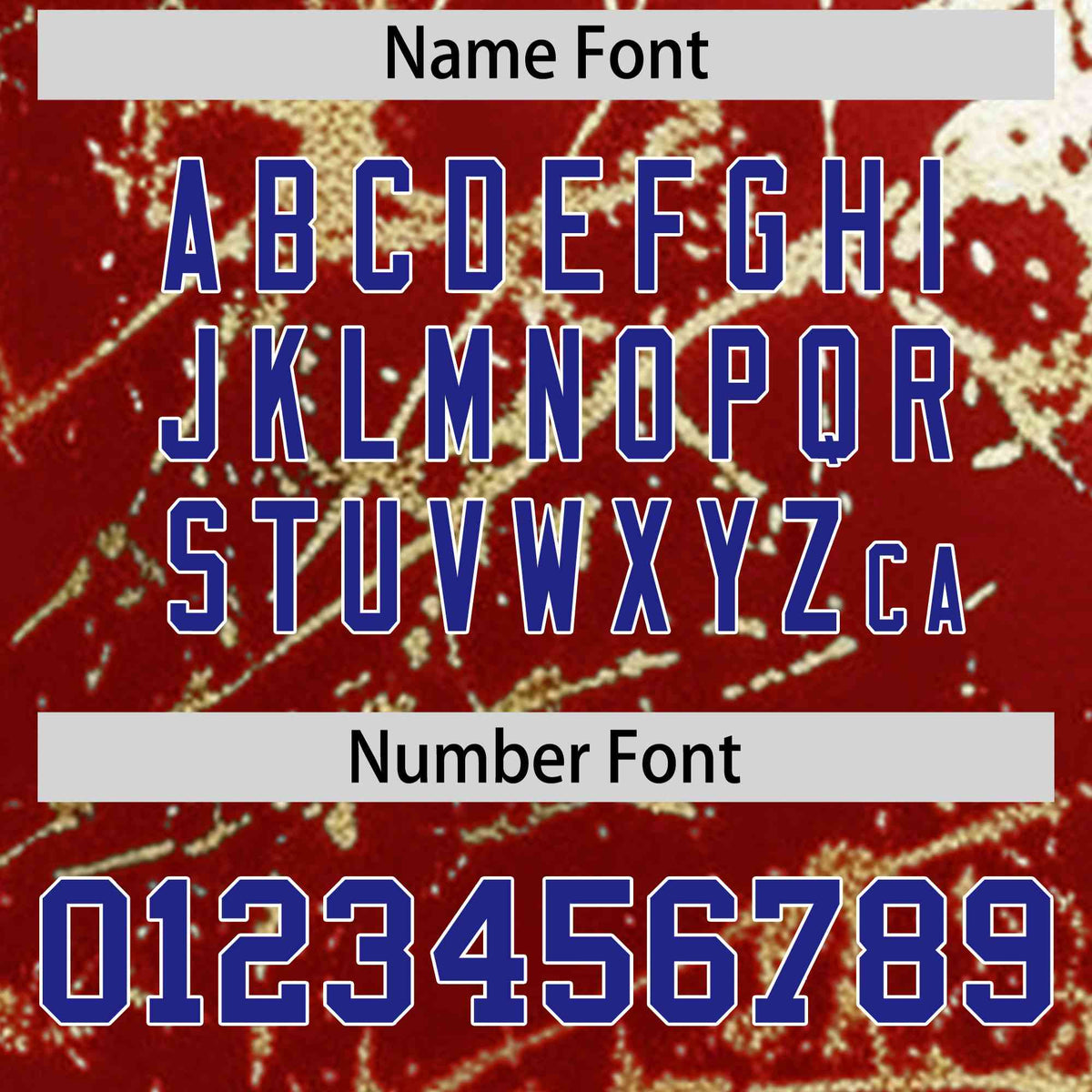 Custom Red Royal Shiny Gold Cracked Texture Baseball Jersey