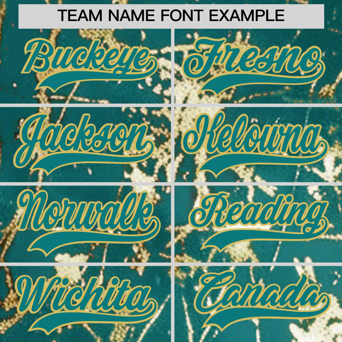 Custom Teal Old Gold Shiny Gold Cracked Texture Baseball Jersey