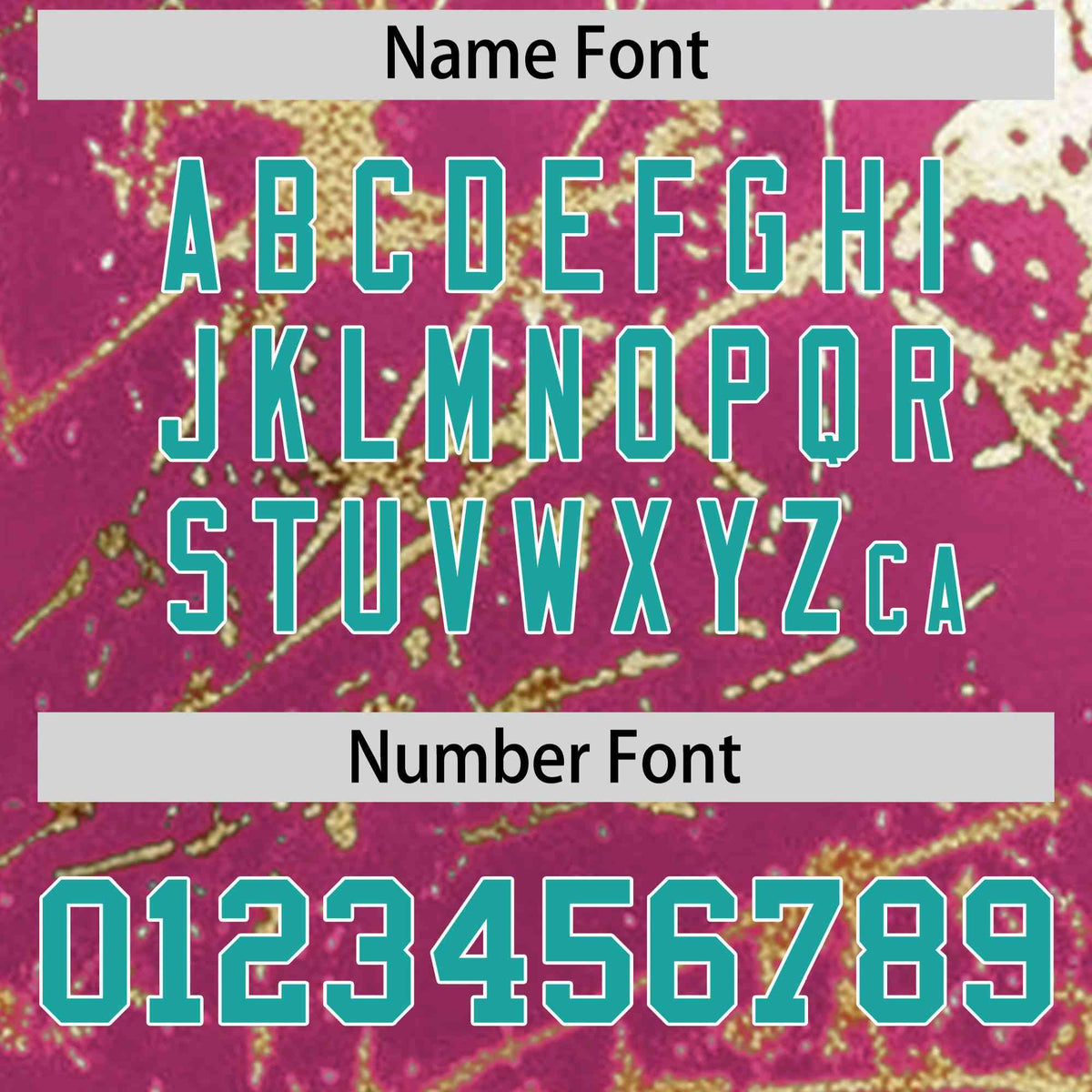 Custom Pink Aqua Metallic Gold Splatter Urban Streetwear Baseball Jersey