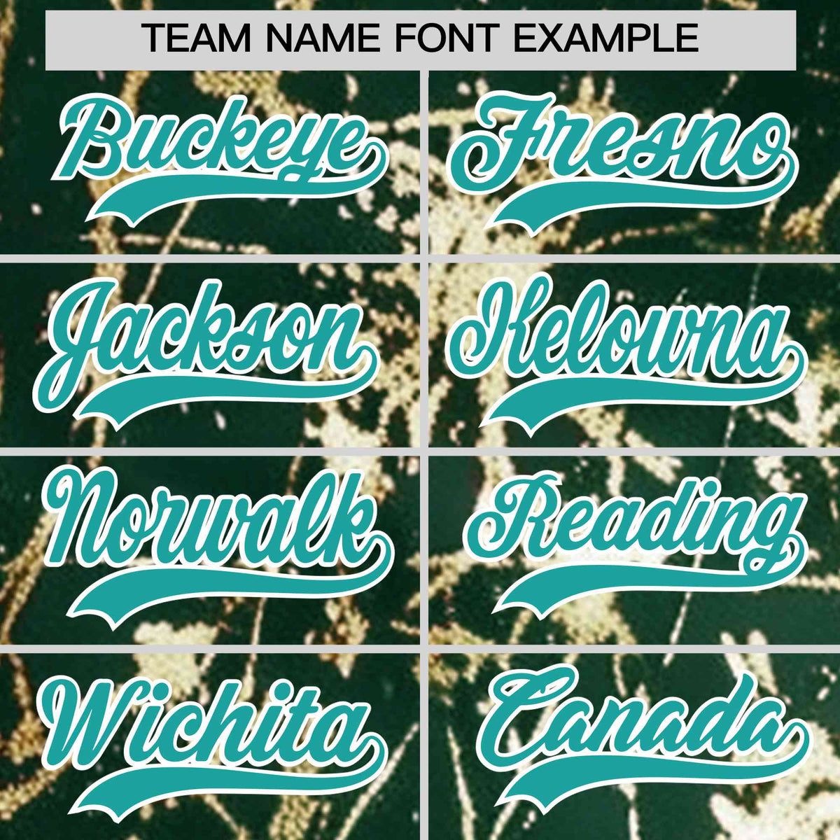 Custom Green Aqua Metallic Gold Splatter Urban Streetwear Baseball Jersey
