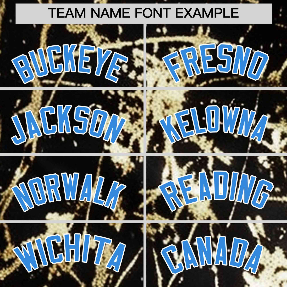 Custom Black Light Blue Shiny Gold Cracked Texture Baseball Jersey