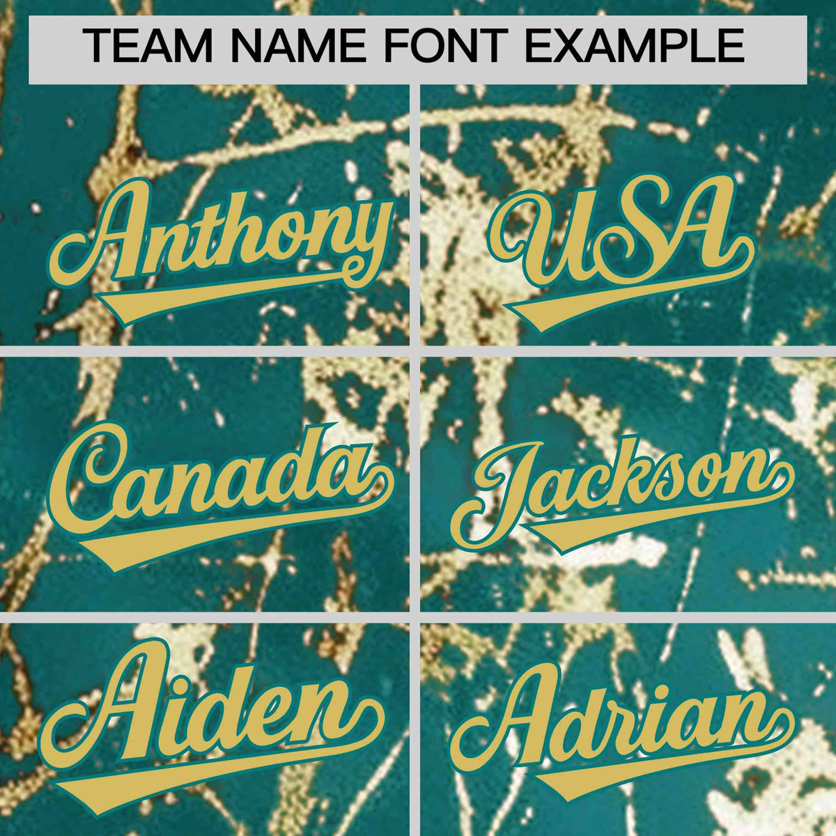 Custom Teal Old Gold Black&amp;Shiny Gold Cracked Foil Hip Hop Button Down Baseball Jersey| KXKSHOP