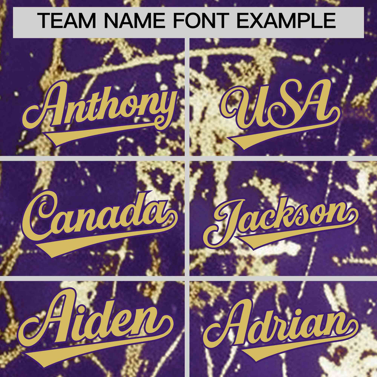 Custom Purple Old Gold Black&amp;Shiny Gold Cracked Foil Hip Hop Button Down Baseball Jersey| KXKSHOP