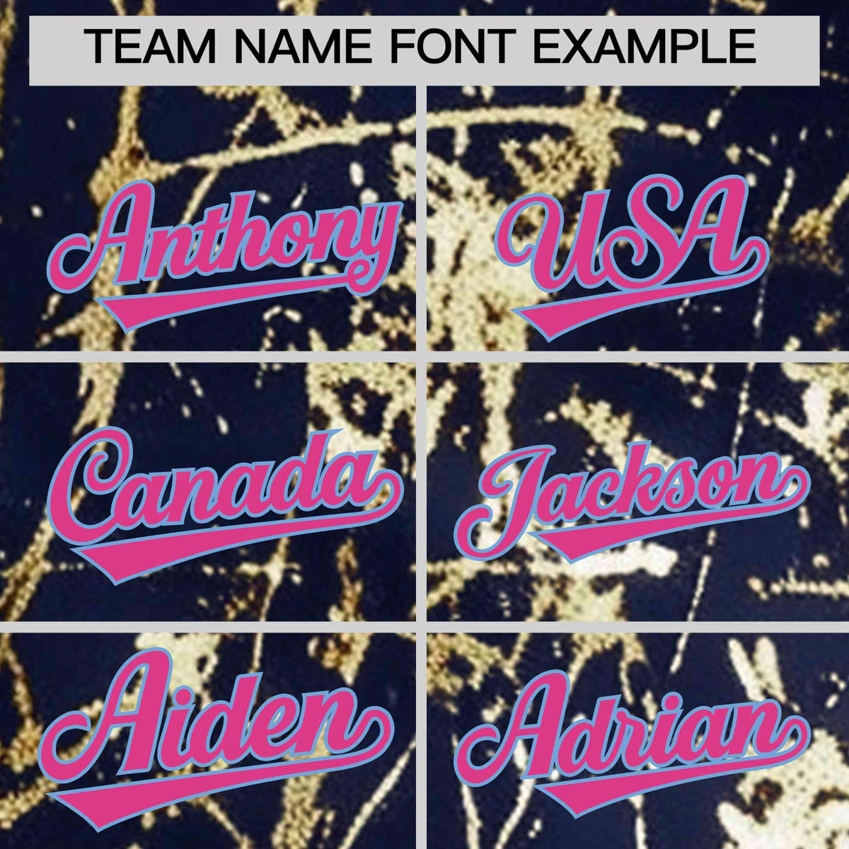 Custom Navy Rose Red Metallic Gold Splatter Breathable&amp;Wrinkle-Resistant Baseball Jersey| KXKSHOP