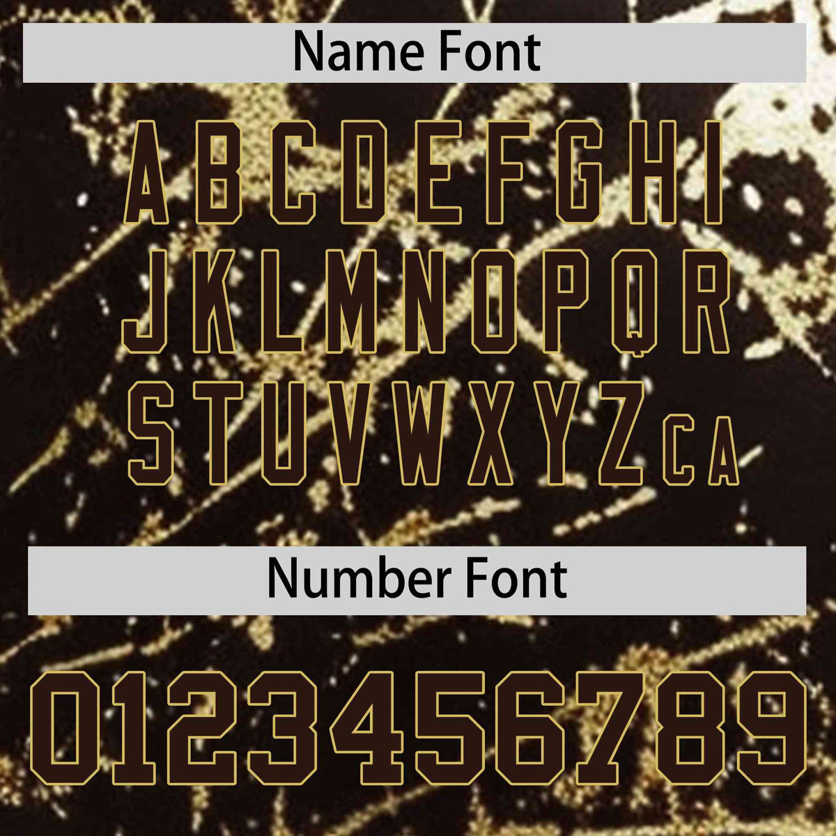 Custom Brown Old Gold Shiny Gold Cracked Texture Baseball Jersey