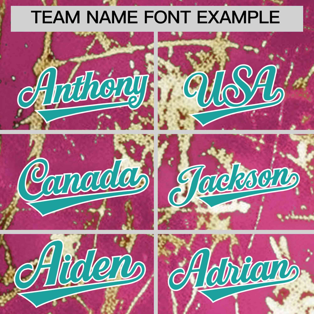 Custom Pink Aqua Metallic Gold Splatter Urban Streetwear Baseball Jersey| KXKSHOP