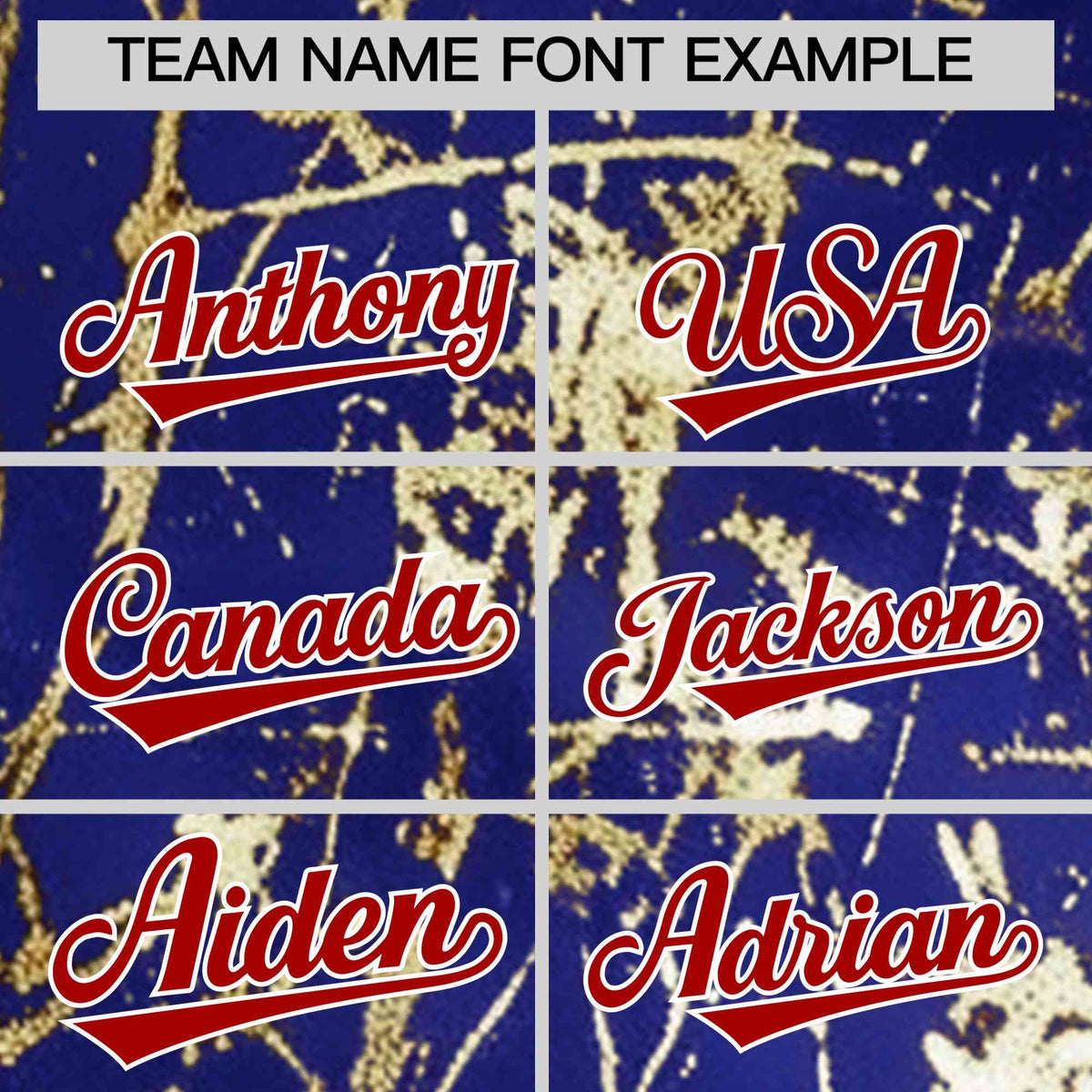 Custom Royal Red Metallic Gold Splatter Breathable&amp;Wrinkle-Resistant Baseball Jersey| KXKSHOP