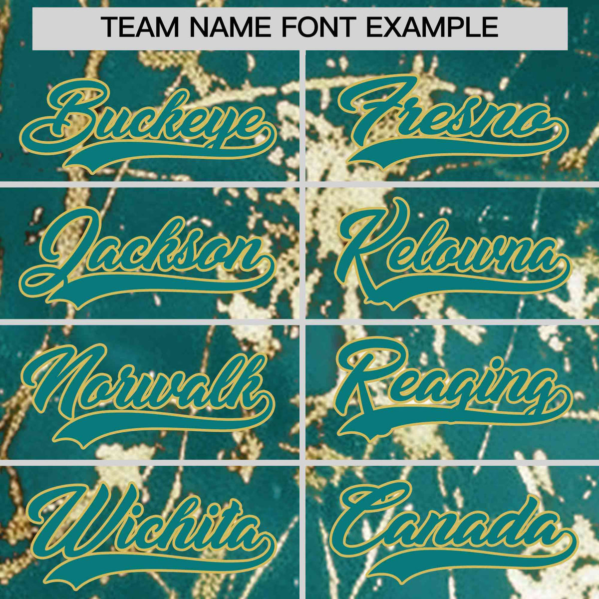 Custom Teal Old Gold Shiny Gold Cracked Texture Baseball Jersey