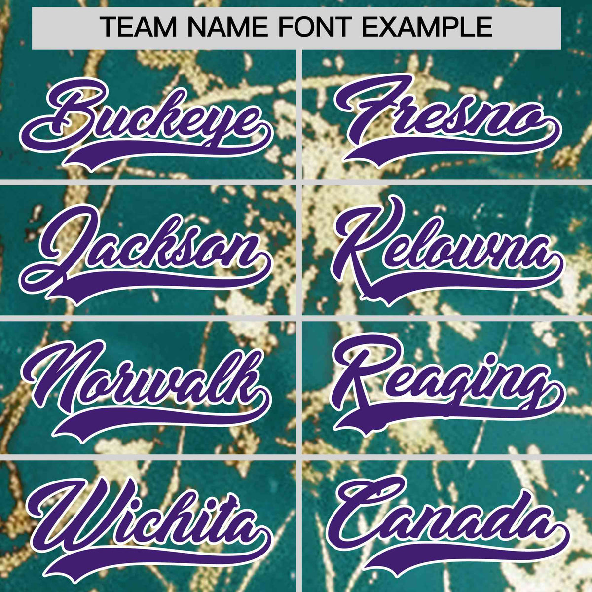 Custom Teal Purple Metallic Gold Splatter Urban Streetwear Baseball Jersey