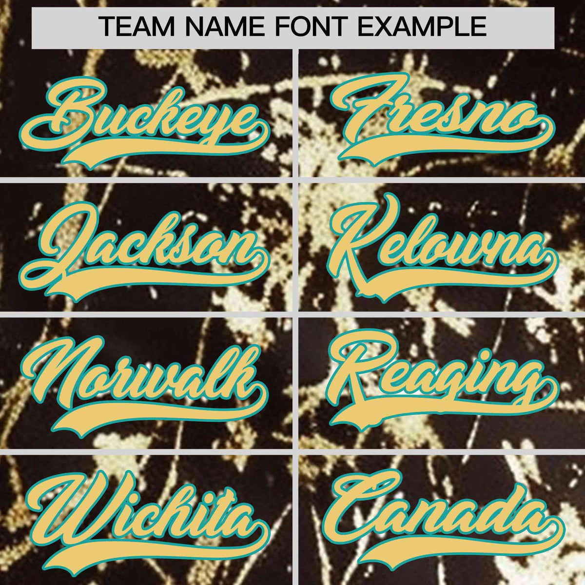 Custom Brown Khaki Black&amp;Gold Marble Print Clubwear Party Streetwear Baseball Jersey